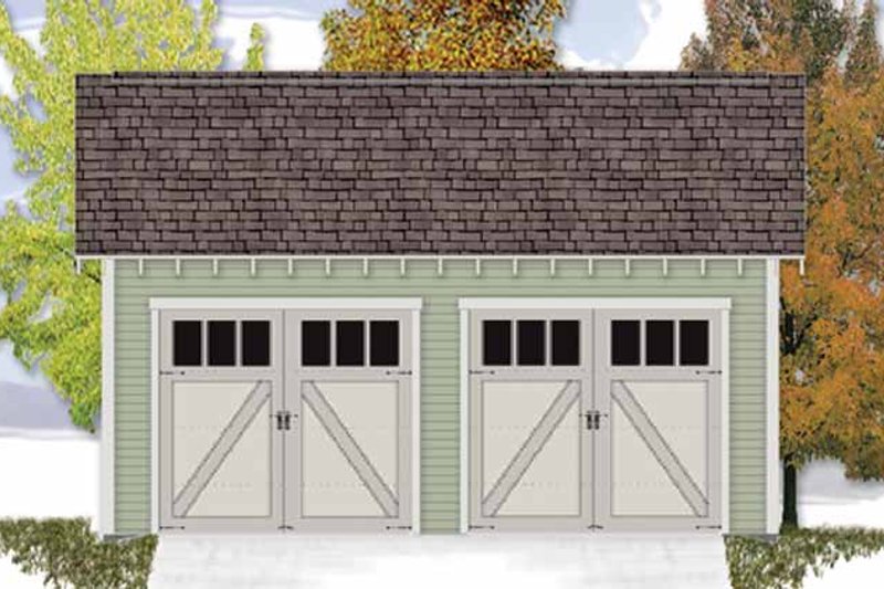 Dream House Plan - Craftsman Exterior - Front Elevation Plan #306-128