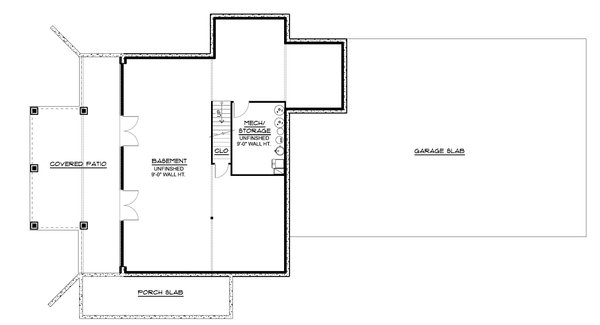 Barndominium Floor Plan - Lower Floor Plan #1064-197