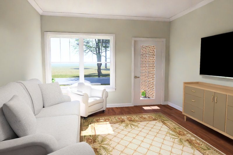 Architectural House Design - Interior - Family Room 1 for Traditional House Plan #513-2464 - 3 bed, 2.5 bath