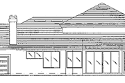 Mediterranean Style House Plan - 4 Beds 3 Baths 2597 Sq/Ft Plan #417-510 