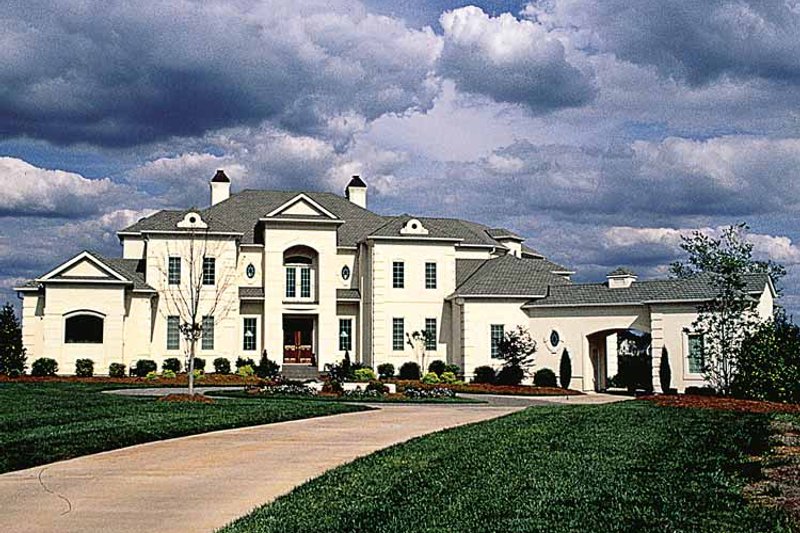 Home Plan - Exterior - Front Elevation 3 for European House Plan #453-356 - 5 bed, 4 bath