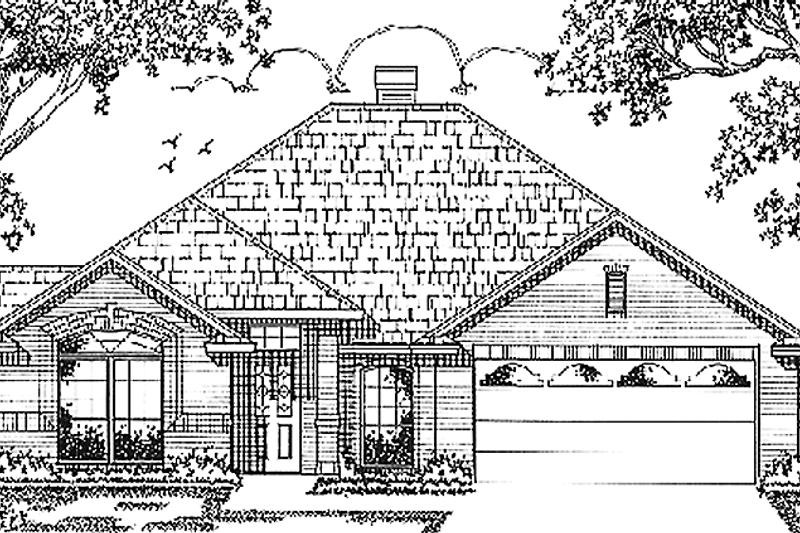 Dream House Plan - European Exterior - Front Elevation Plan #42-657