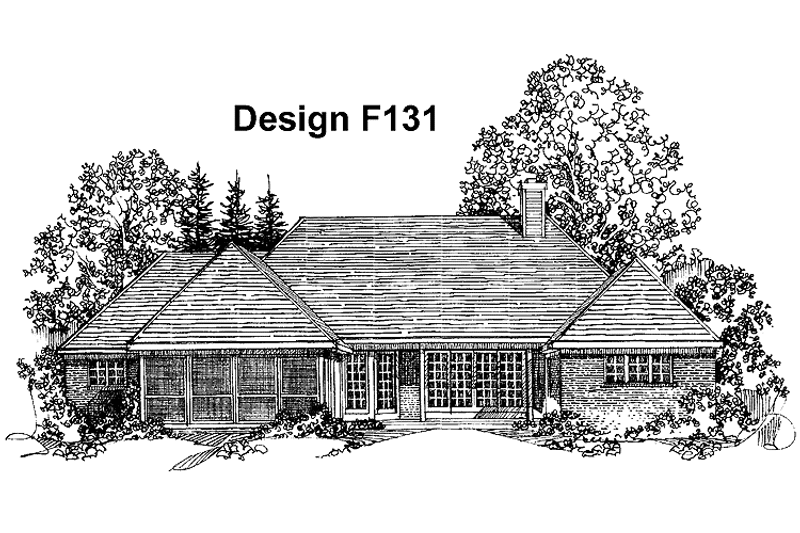 House Plan Design - Exterior - Rear Elevation for Colonial House Plan #1016-30 - 3 bed, 2.5 bath