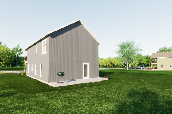 Exterior - Other Elevation 3 for Country House Plan #1116-24 - 3 bed, 2.5 bath