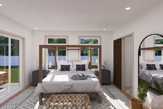 Interior - Master Bedroom for Mediterranean House Plan #1060-255 - 3 bed, 2.5 bath