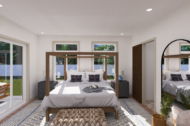 House Design - Interior - Master Bedroom for Mediterranean House Plan #1060-255 - 3 bed, 2.5 bath