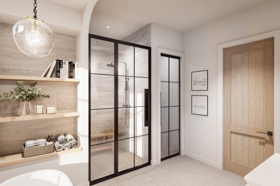 Interior - Master Bathroom for Farmhouse House Plan #1114-16 - 4 bed, 3.5 bath