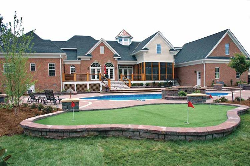 Dream House Plan - Exterior - Rear Elevation for Country House Plan #952-78 - 5 bed, 4 bath