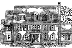 Dream House Plan - Classical Exterior - Front Elevation Plan #994-20