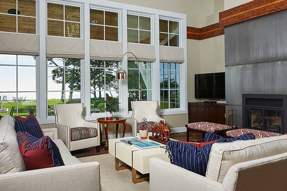 Interior - Family Room 1 for Farmhouse House Plan #928-14 - 3 bed, 3.5 bath