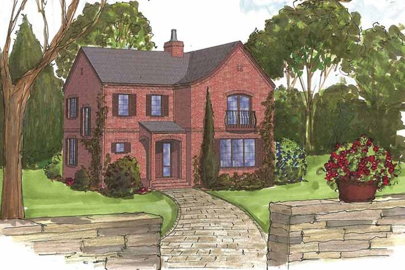 Home Plan - Traditional Exterior - Front Elevation Plan #1042-10