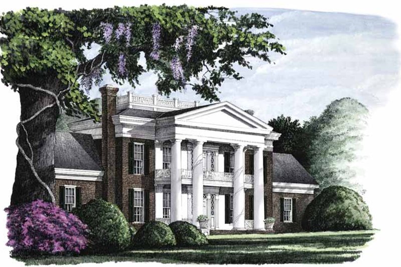 Architectural House Design - Classical Exterior - Front Elevation Plan #137-300