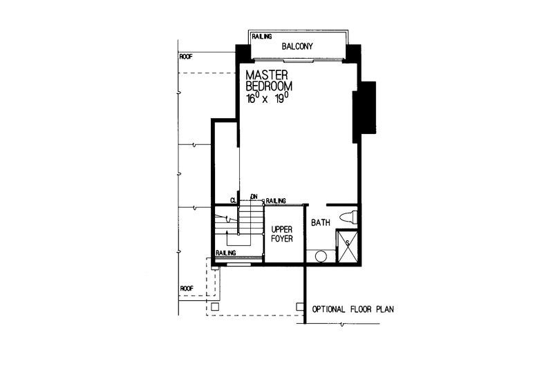 Home Plan - Floor Plan - Other Floor for Contemporary House Plan #72-846 - 3 bed, 2 bath
