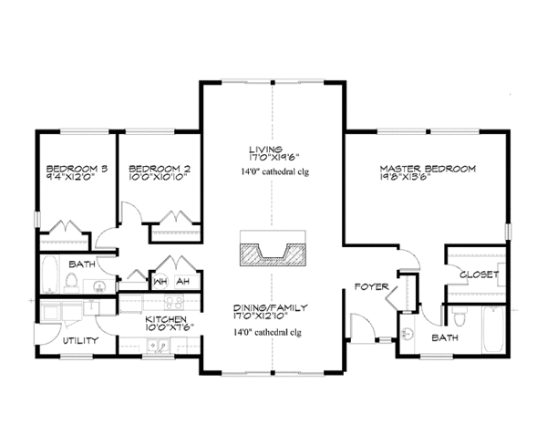 Home Plan - Contemporary Floor Plan - Main Floor Plan #959-6
