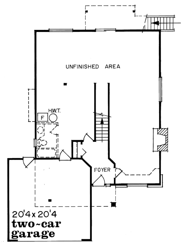 House Blueprint - Contemporary Floor Plan - Main Floor Plan #47-1043