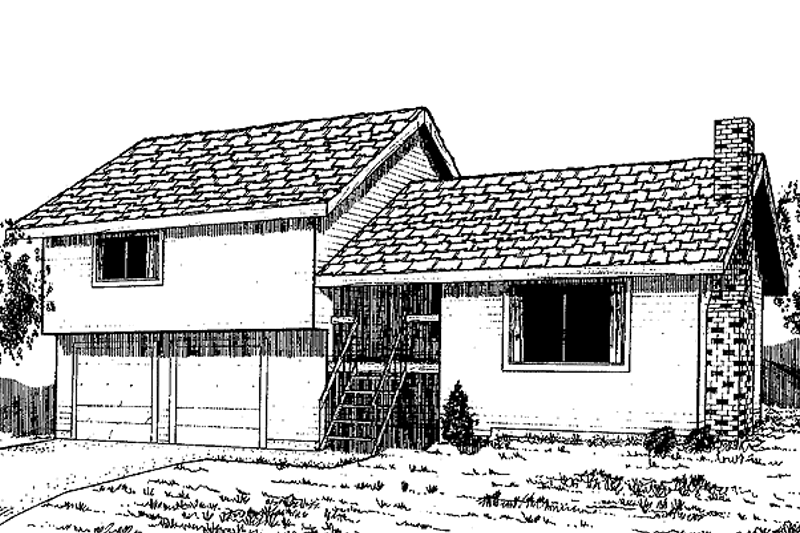 Dream House Plan - Contemporary Exterior - Front Elevation Plan #60-875