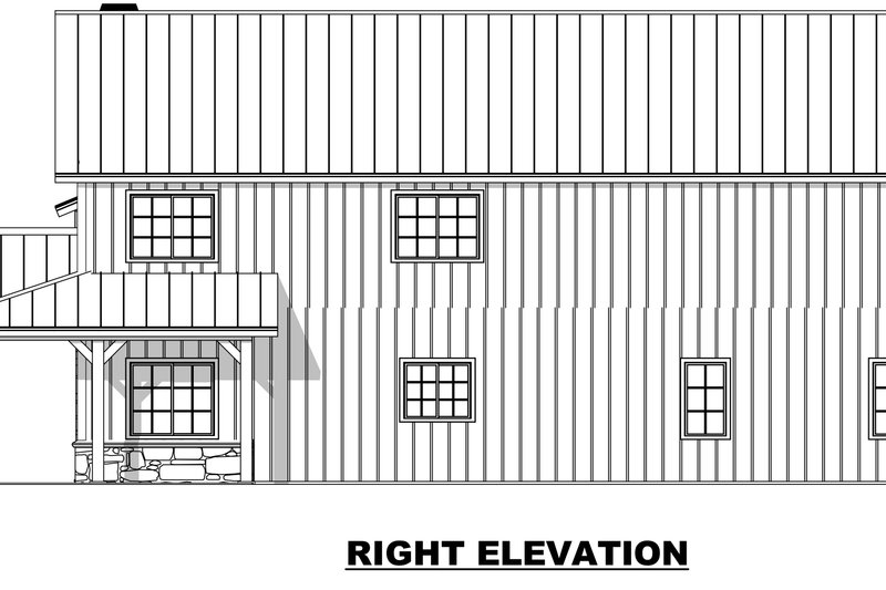 Architectural House Design - Exterior - Other Elevation for Barndominium House Plan #1084-11 - 3 bed, 2.5 bath