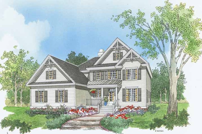 Home Plan - Traditional Exterior - Front Elevation Plan #929-561
