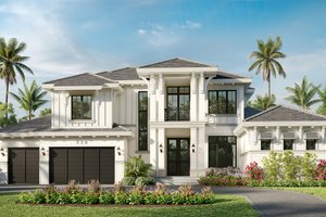 Contemporary Exterior - Front Elevation Plan #1083-28