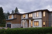 Contemporary Style House Plan - 5 Beds 4.5 Baths 4435 Sq/Ft Plan #1066-296 