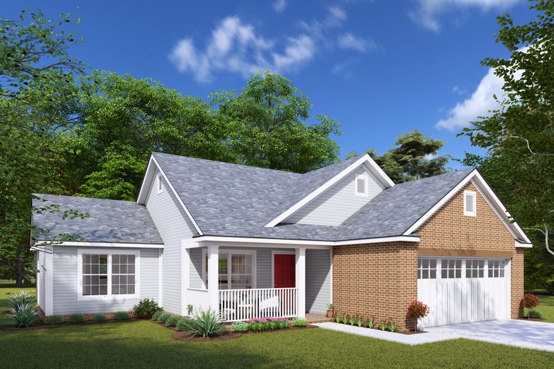 Dream House Plan - Exterior - Other Elevation 2 for Traditional House Plan #513-2053 - 2 bed, 2 bath