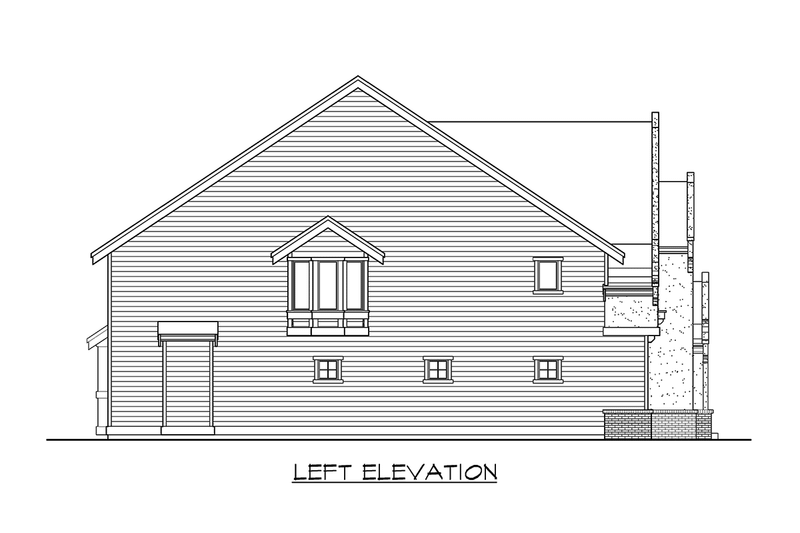 Architectural House Design - Exterior - Other Elevation 1 for European House Plan #132-129 - 4 bed, 3.5 bath