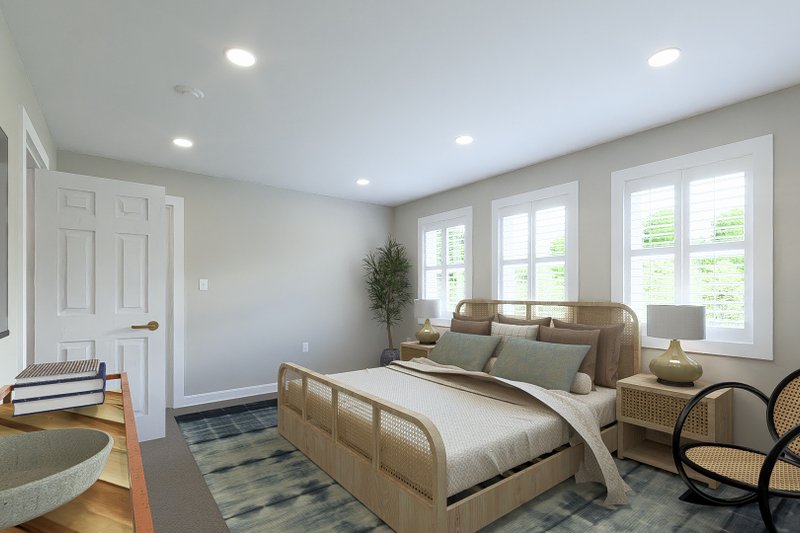 Dream House Plan - Interior - Master Bedroom 1 for Farmhouse House Plan #1060-207 - 5 bed, 3 bath