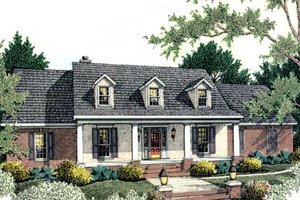 Traditional Exterior - Front Elevation Plan #406-133