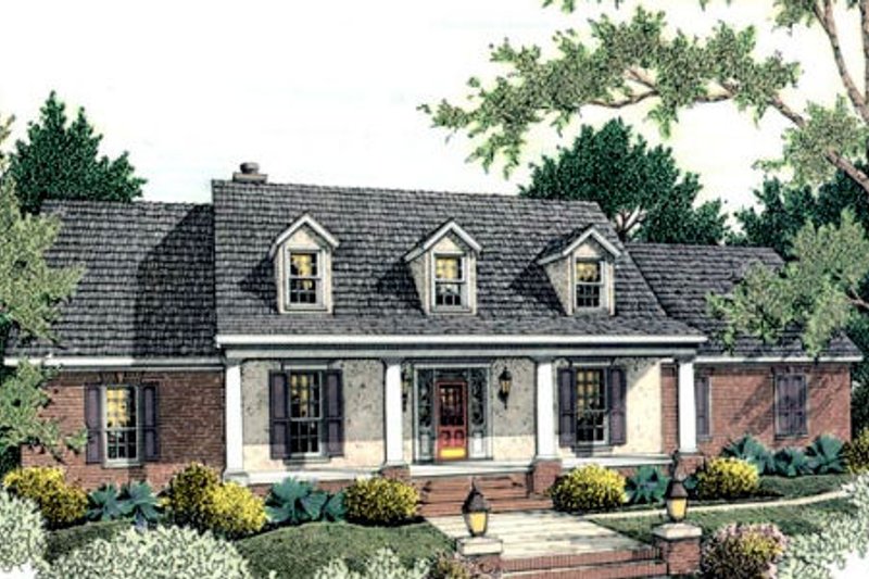 Home Plan - Traditional Exterior - Front Elevation Plan #406-133