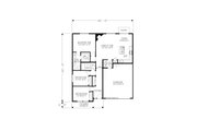 Craftsman Style House Plan - 3 Beds 2 Baths 1315 Sq/Ft Plan #53-738 