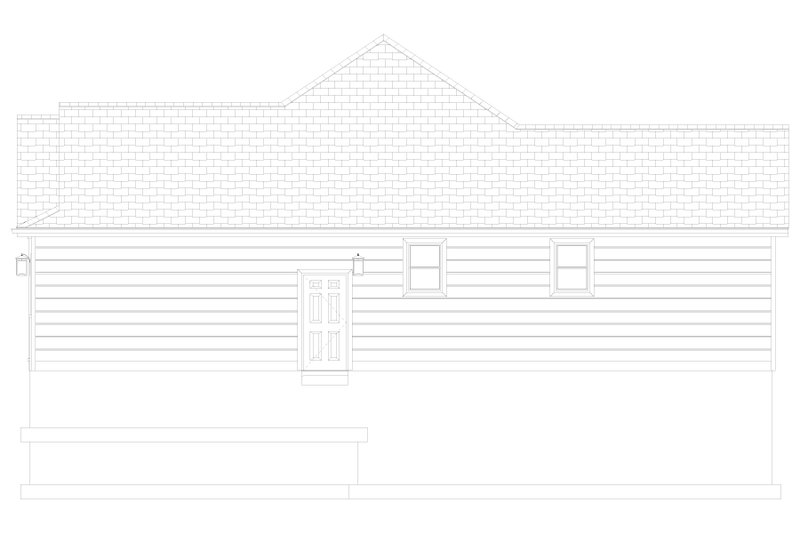 House Blueprint - Exterior - Other Elevation for Craftsman House Plan #1060-356 - 3 bed, 2.5 bath