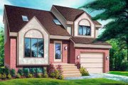 Contemporary Style House Plan - 3 Beds 1.5 Baths 1788 Sq/Ft Plan #25-4241 