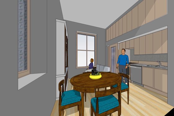 Interior - Family Room for Modern House Plan #905-5 - 2 bed, 2 bath