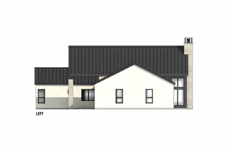 Home Plan - Exterior - Other Elevation for Modern House Plan #1096-60 - 4 bed, 3 bath