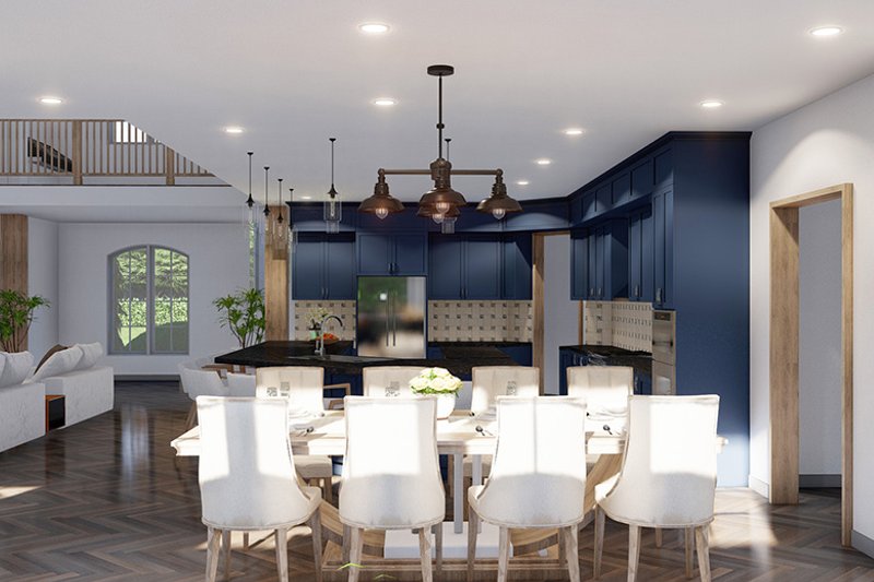 House Plan Design - Interior - Dining Room for European House Plan #923-293 - 5 bed, 4 bath