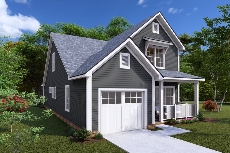 Home Plan - Exterior - Other Elevation 1 for Cottage House Plan #513-2246 - 3 bed, 2.5 bath