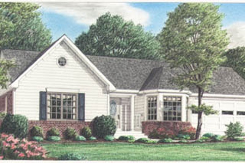 Dream House Plan - Traditional Exterior - Front Elevation Plan #34-135