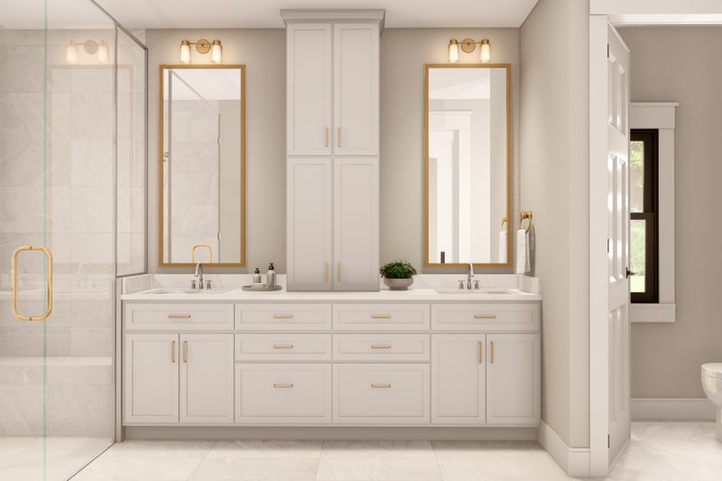 House Blueprint - Interior - Master Bathroom for Farmhouse House Plan #430-264 - 3 bed, 2.5 bath
