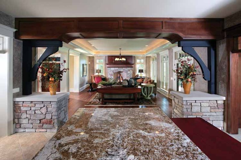House Design - Interior - Entry 2 for Craftsman House Plan #928-32 - 4 bed, 3.5 bath