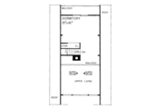 House Plan - 2 Beds 1 Baths 1076 Sq/Ft Plan #72-533 Floor 