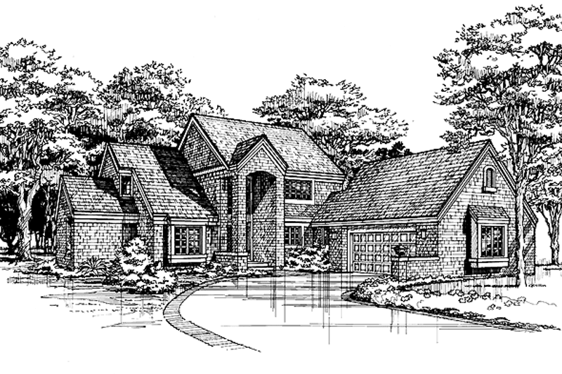 Dream House Plan - Traditional Exterior - Front Elevation Plan #320-759