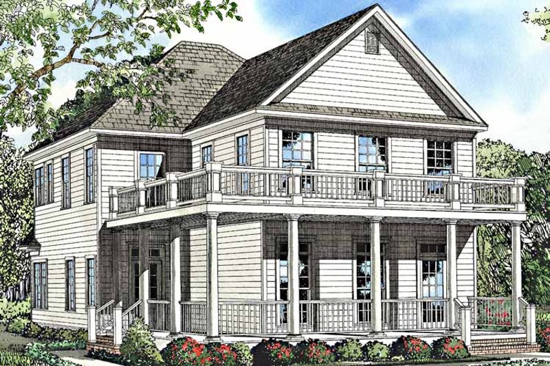 Home Plan - Exterior - Front Elevation 3 for Classical House Plan #17-3238 - 3 bed, 3 bath