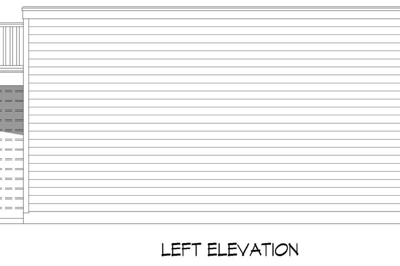 House Blueprint - Exterior - Other Elevation for Traditional House Plan #932-442, 0 bath