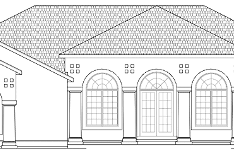 Home Plan - Ranch Exterior - Front Elevation Plan #328-319