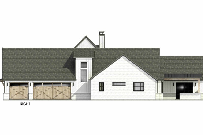 House Plan Design - Exterior - Other Elevation 1 for Farmhouse House Plan #1096-38 - 4 bed, 3.5 bath