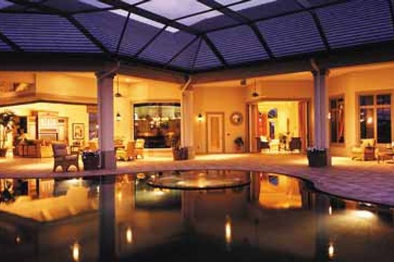 Exterior - Rear Elevation for Mediterranean House Plan #930-316 - 3 bed, 4.5 bath