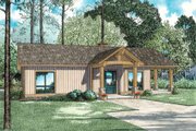 Traditional Style House Plan - 2 Beds 1 Baths 1128 Sq/Ft Plan #17-2615 