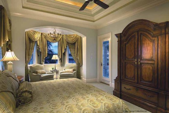 Interior - Master Bedroom for Mediterranean House Plan #930-421 - 4 bed, 4 bath