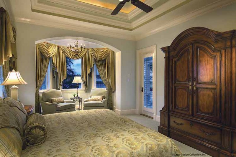 Dream House Plan - Interior - Master Bedroom for Mediterranean House Plan #930-421 - 4 bed, 4 bath
