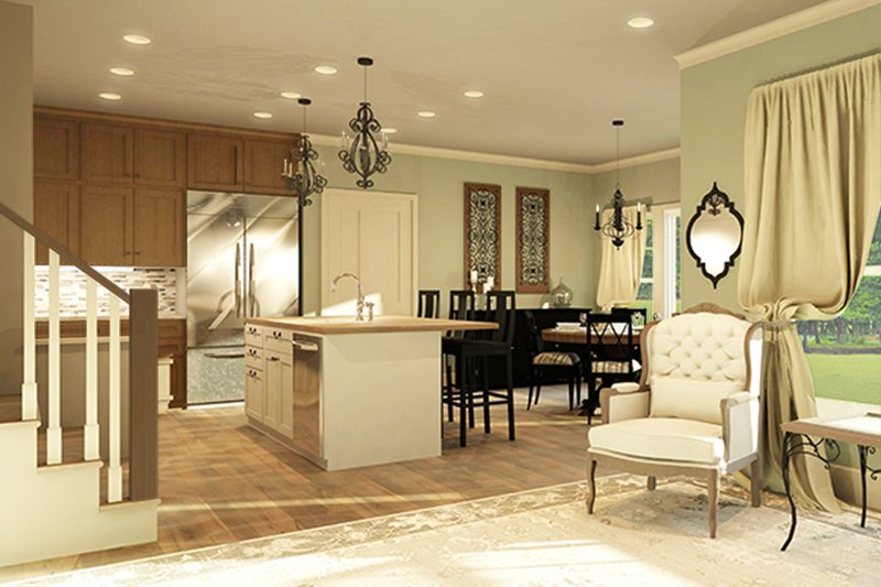 Architectural House Design - Interior - Kitchen for Traditional House Plan #1010-201 - 3 bed, 2.5 bath